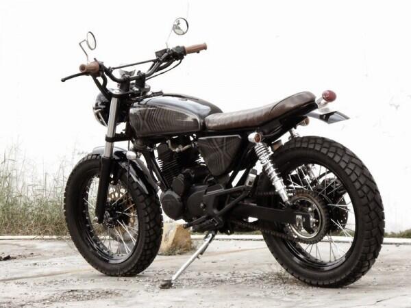 Melirik 5 Motor Tracker Karya Katros Garage, Builder Chopper Jokowi