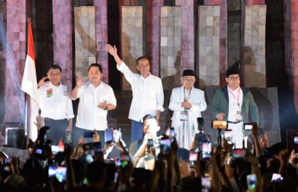 Median Sebut Elektabilitas Jokowi-Ma'ruf Amin di Bawah 50 Persen
