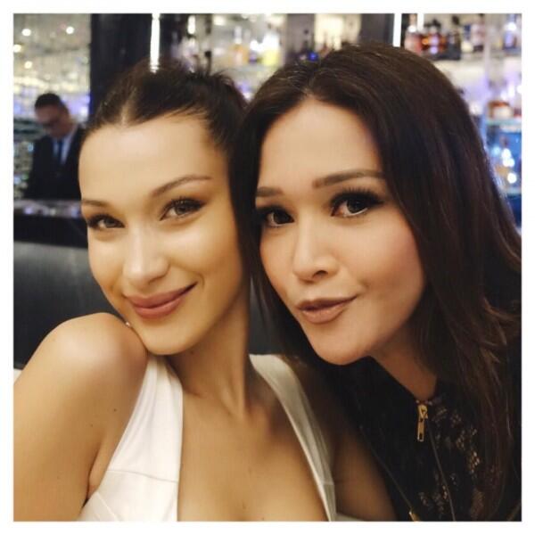 Maia Estianty Bertemu Bella Hadid, Begini Potret Keseruannya!