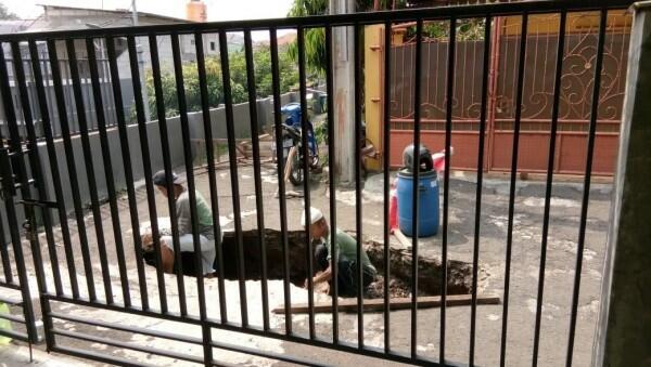 FOTO: Begini Kondisi Rumah di Pasar Rebo Sebelum Longsor