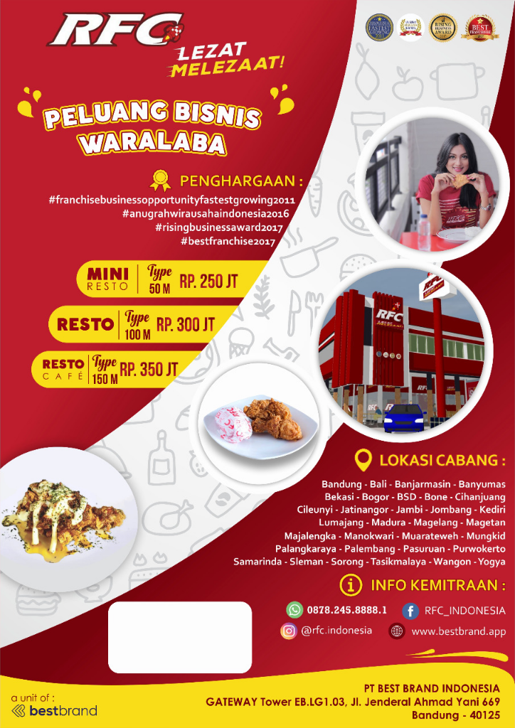 Peluang Bisnis Waralaba RFC Indonesia