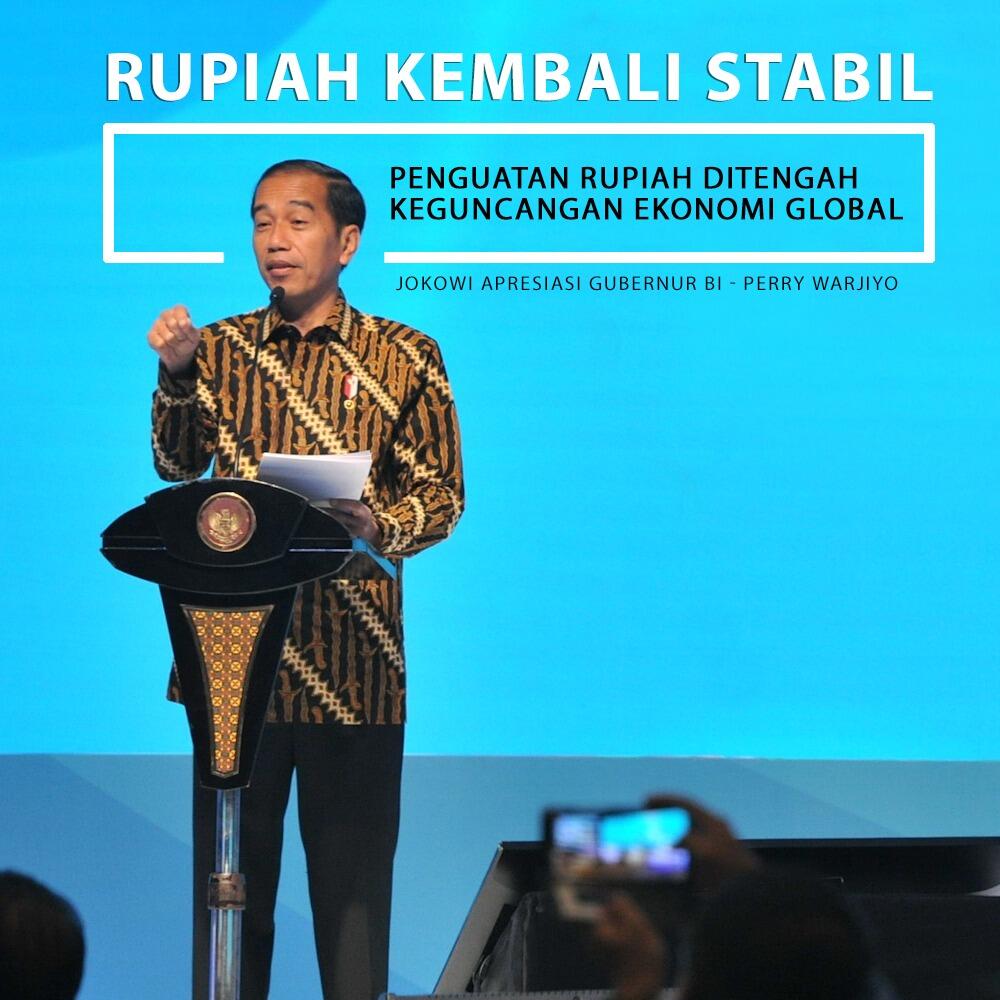 Presiden Jokowi Apresiasi Langkah Bank Indonesia Selamatkan Rupiah