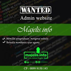 Freelance web direktori acara dakwah islam milenial
