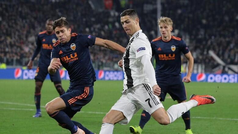 Hasil Liga Champions: Taklukkan Valencia, Juventus ke Babak 16 Besar
