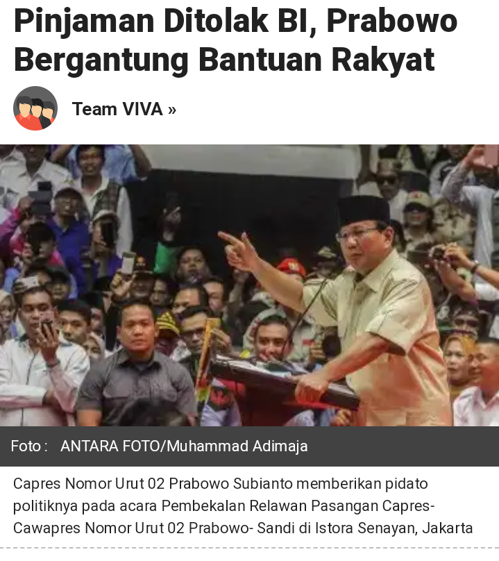 Politisi Gerindra Jelaskan Pernyataan Prabowo soal BI Tolak Pinjamkan Uang