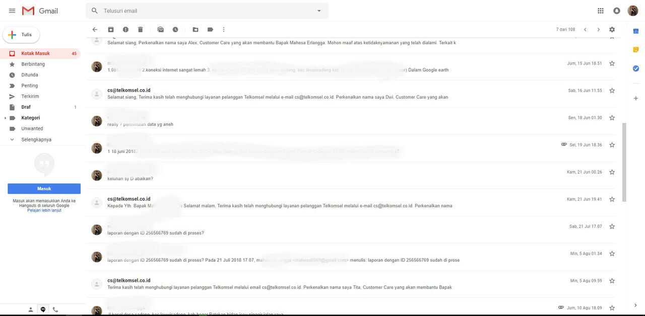Sinyal Telkomsel 2018 sangat buruk, pelayanan pun sangat buruk
