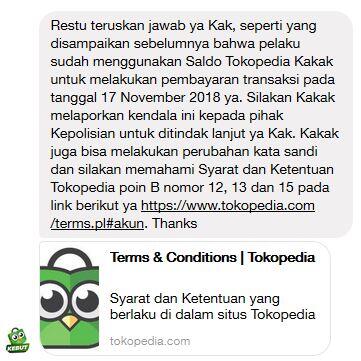 Buruknya Sistem Keamanan dan Lempar Badan ala Tokopedia