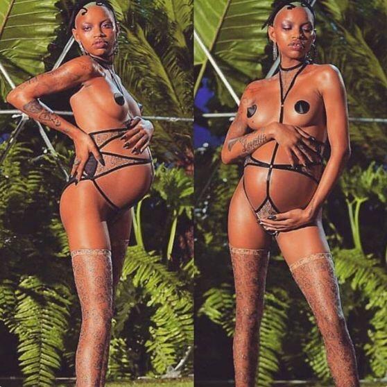 Foto: Promosi Lingerie, Rihanna Seksi Pakai Bodysuit Transparan