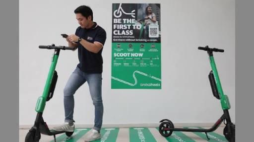 Grab Uji Coba e-Skuter di Singapura, Ini Cara Pakainya