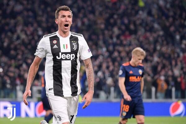 Liga Champions: Bertabur Kartu Kuning, Juventus Kalahkan Valencia 1-0