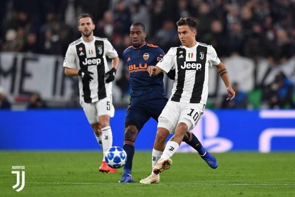 Kalahkan Valencia, Juventus Lolos ke Babak 16 Besar Liga Champions
