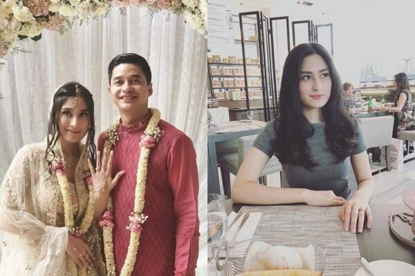 10 Pesona Angbeen Rishi, Tunangan Adly Fayruz yang Manisnya Kebangetan
