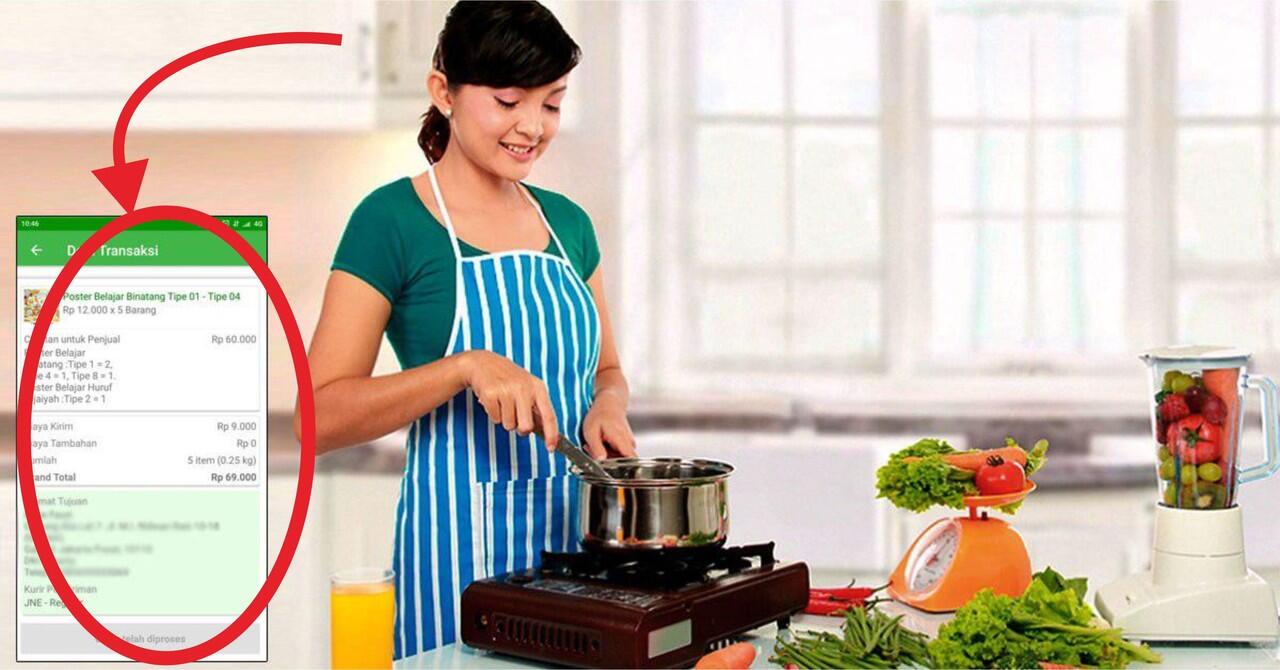 Peluang bisnis reseller Poster Belajar untuk para Ibu Rumah Tangga