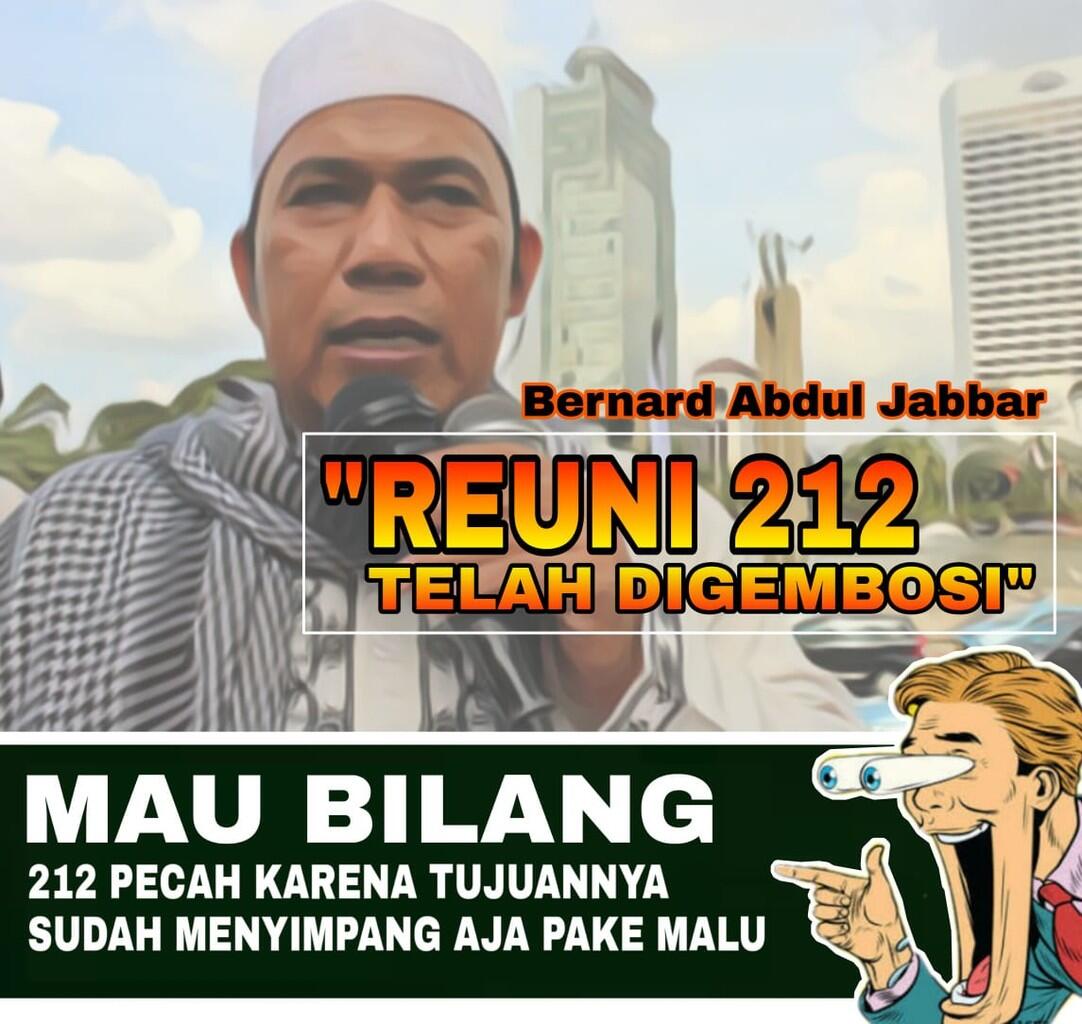 Kala Pengusung 212 Saling Tuding karena Kepentingan Politik Praktis