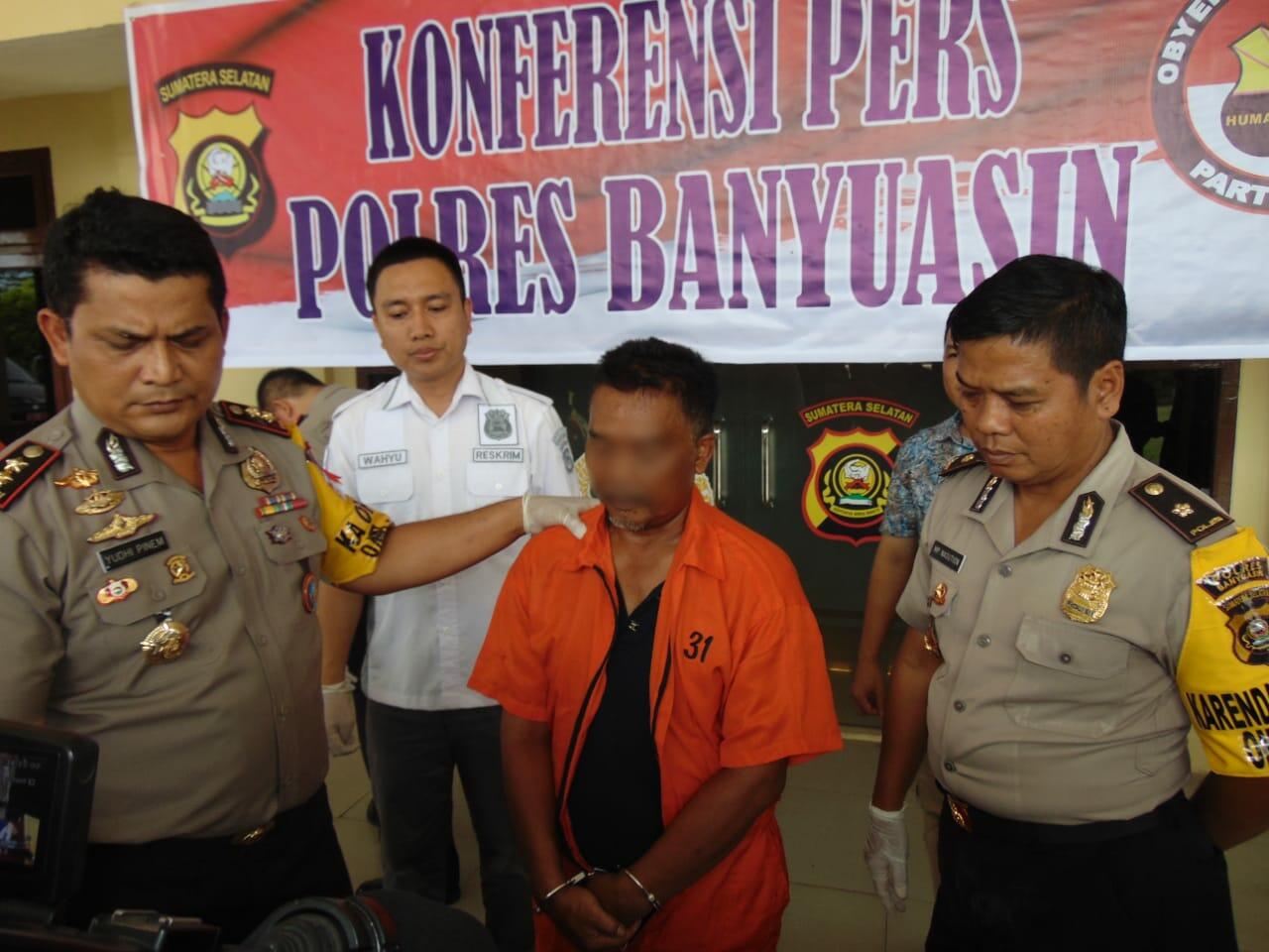 Polres Banyuasin Gelar Konferensi Pers Ungkap Kasus Narkoba , Satwa Langka dan Senpi