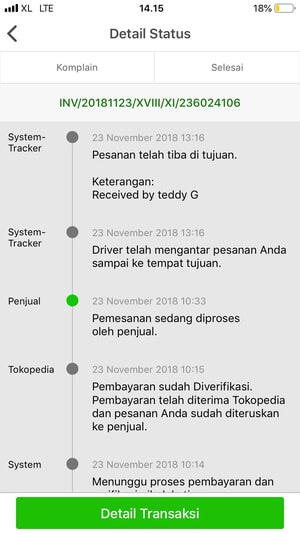 Pesanan Tokopedia dibawa kabur Mitra Gosend