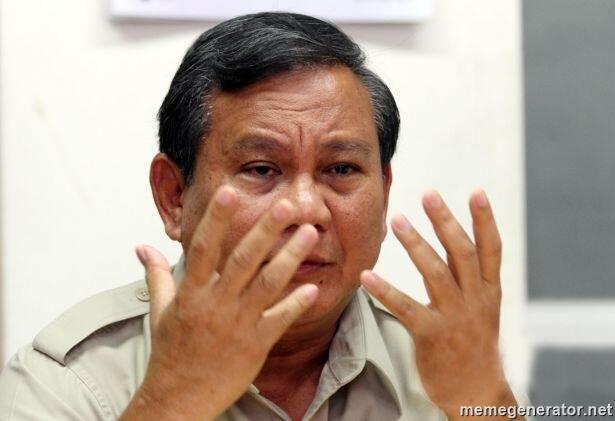 Prabowo: Rakyat Yogya Tetap Senyum Meski Tak Punya Uang