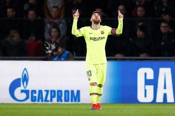 Cetak Gol Indah ke Gawang PSV, Lionel Messi Pecahkan Rekor C. Ronaldo