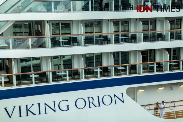 20 Potret Kece Kapal Viking Orio yang Bersandar di Surabaya North Quay