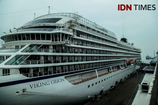20 Potret Kece Kapal Viking Orio yang Bersandar di Surabaya North Quay