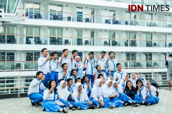 20 Potret Kece Kapal Viking Orio yang Bersandar di Surabaya North Quay
