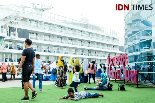 20 Potret Kece Kapal Viking Orio yang Bersandar di Surabaya North Quay