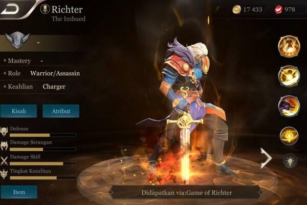 Mengenal Richter, Hero Baru Di AoV yang Punya Kemampuan Unik
