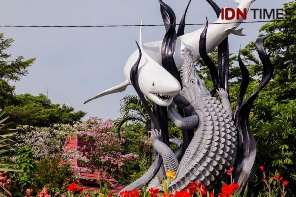 Bak Jepang, Ini 15 Potret Cantiknya Bunga Sakura ala Surabaya