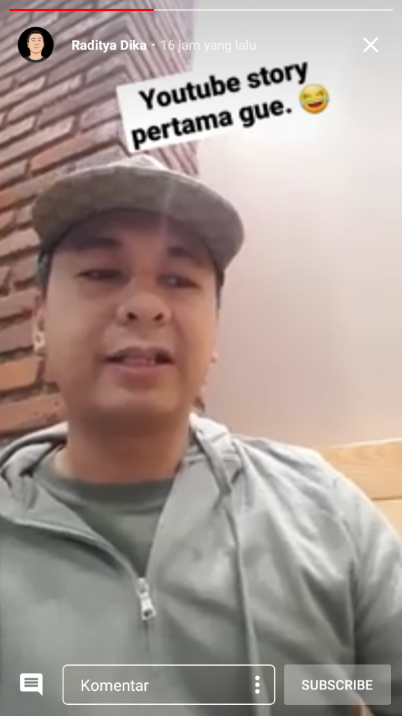 Wow!!! YouTube Ada Storynya Juga!