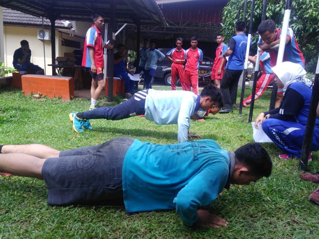 28 Siswa/i SMA Berprestasi Ikuti Binlat Casis Penerimaan 2019 di Polres Banyuasin