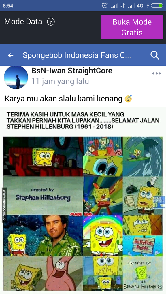 MENINGGALNYA STEPHEN HILLENBURG MASIH MENYISAHKAN LUKA DALAM BAGI PARA FANS NYA