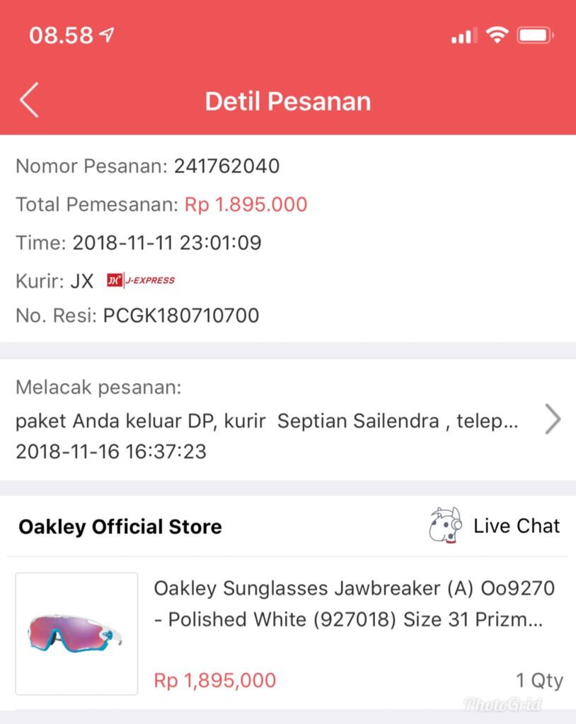 Barang Flash Sale JD ID tidak ada fisik nya dan susah nya refund dana