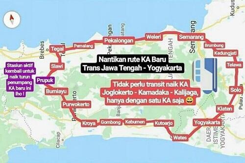 Warga Jateng dan Jogja, Ada Rute Baru KA Joglosemarkerto!