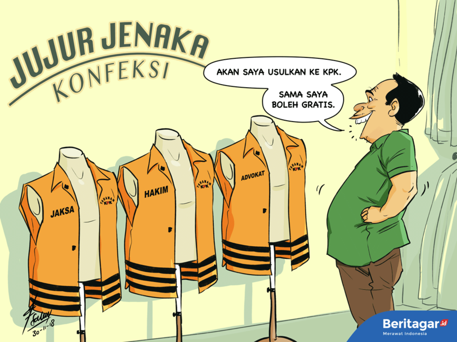 Rompi khusus KPK untuk jaksa, hakim, dan advokat