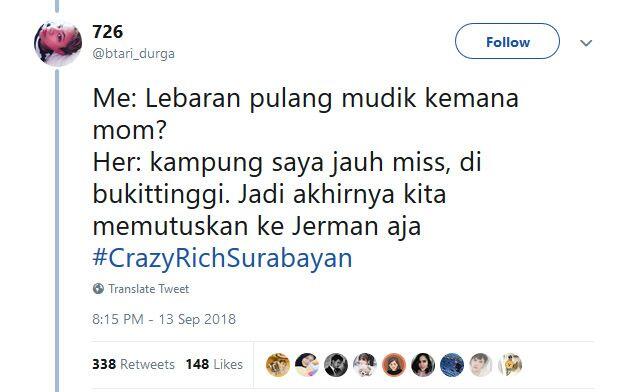 Bikin Geleng-Geleng Kepala, Ini Dia 5 Cuitan Kocak tentang #CrazyRichSurabayan !