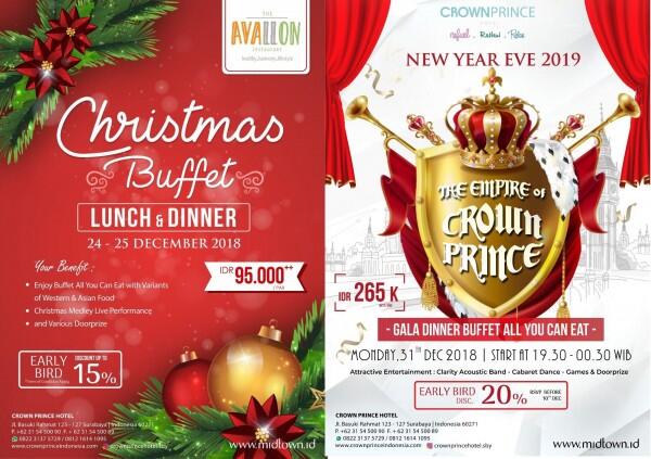 Sambut Natal dan Tahun Baru, Ini Aneka Promo Spesial di Crown Prince!