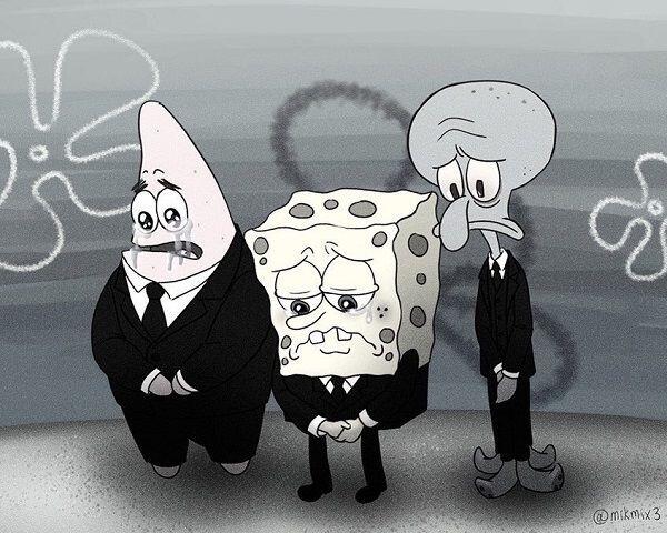 Terharu, Fans Bikin Ilustrasi SpongeBob Kenang Stephen Hillenburg