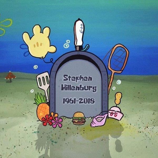 Terharu, Fans Bikin Ilustrasi SpongeBob Kenang Stephen Hillenburg