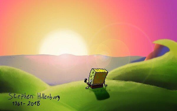 Terharu, Fans Bikin Ilustrasi SpongeBob Kenang Stephen Hillenburg