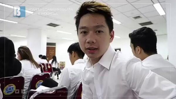10 Foto Jonatan Christie & Para Atlet Indonesia saat Ujian CPNS