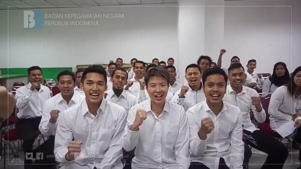 10 Foto Jonatan Christie & Para Atlet Indonesia saat Ujian CPNS
