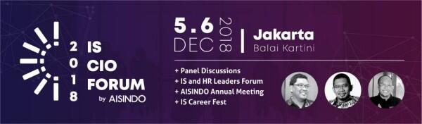 AISINDO akan Adakan IS CIO Forum pada 5-6 Desember 2018