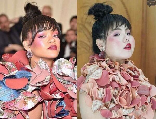 Kocak, 15 Foto Parodi Outfit Artis ini Terbuat dari Makanan Lho!