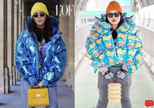 Kocak, 15 Foto Parodi Outfit Artis ini Terbuat dari Makanan Lho!