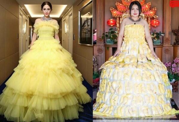 Kocak, 15 Foto Parodi Outfit Artis ini Terbuat dari Makanan Lho!
