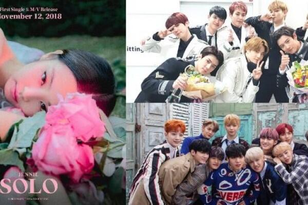 EXO hingga Wanna One, 10 Lagu KPop Terbaik Rilis November 2018
