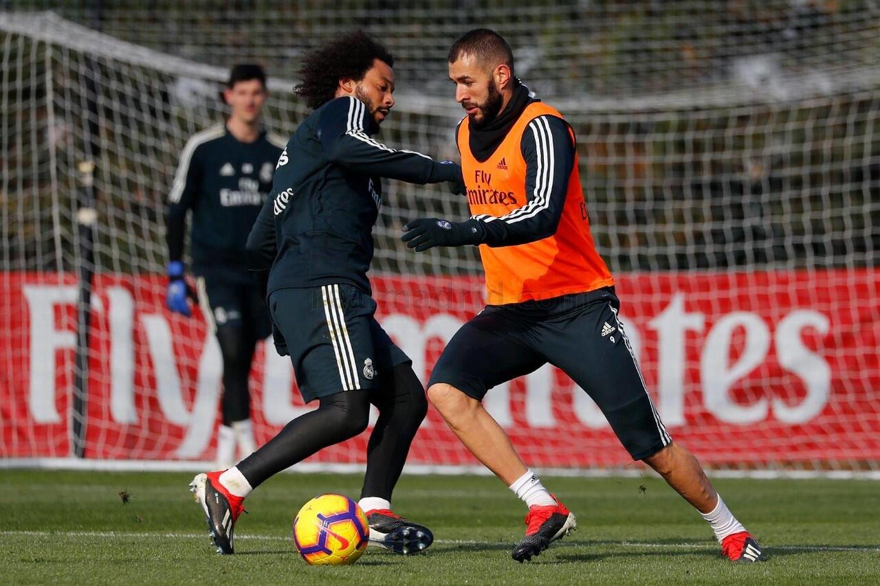 Sesi terakhir sebelum pertandingan menghadapi Valencia