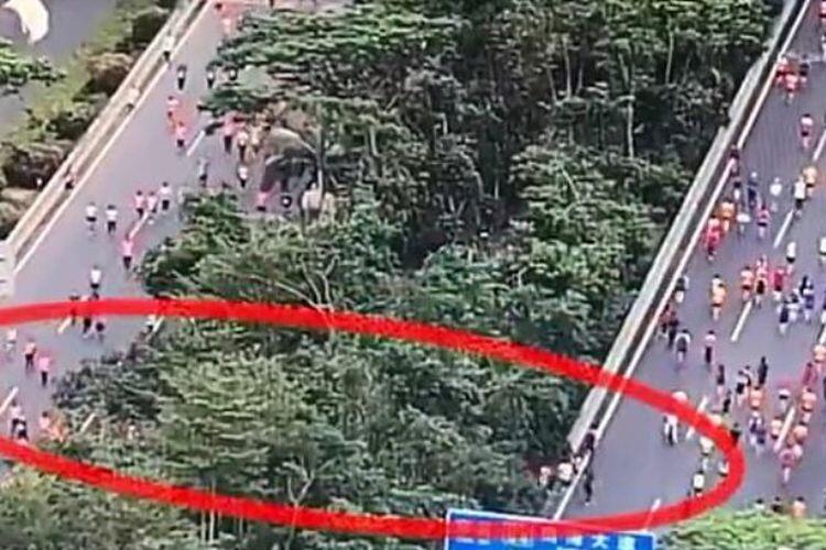 Kecurangan Dalam Ajang Lari Maraton Di China Yang Tertangkap Di Video