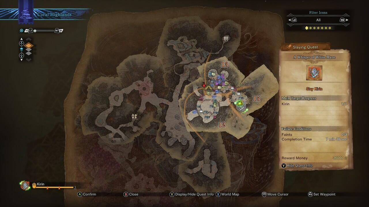 Карта monster hunter world