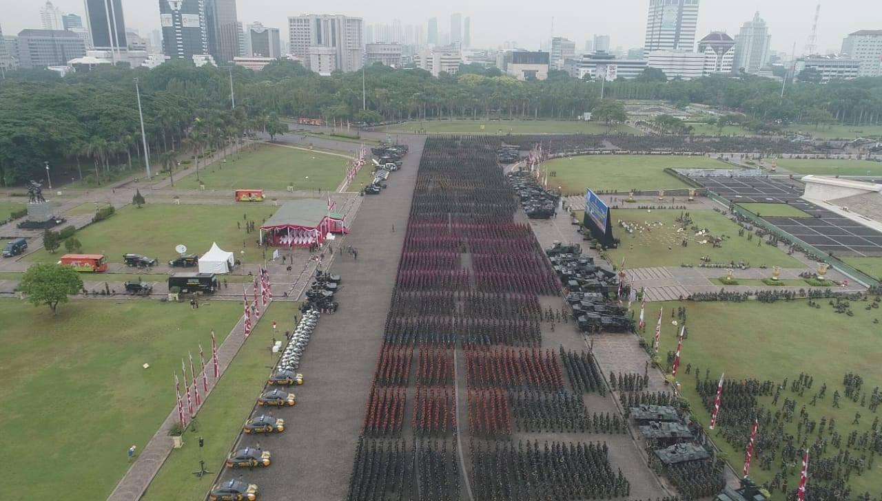 anglima TNI: Apel Gabungan TNI-Polri Perkuat Sinergi Dan Konsolidasi